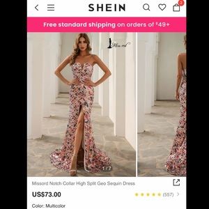 Missord Geo Sequin Dress